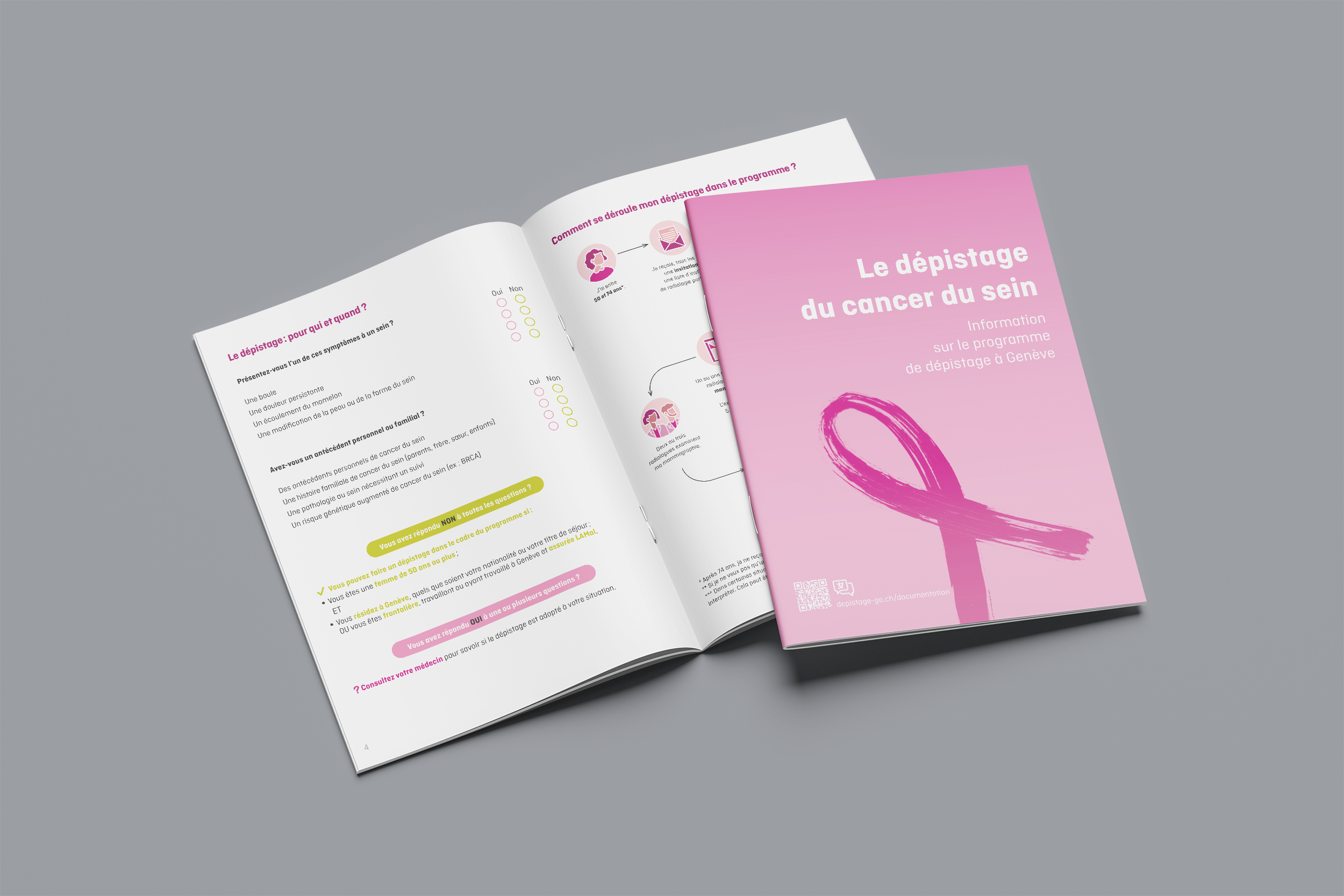 brochure d'information pour le dépistage du cancer du sein